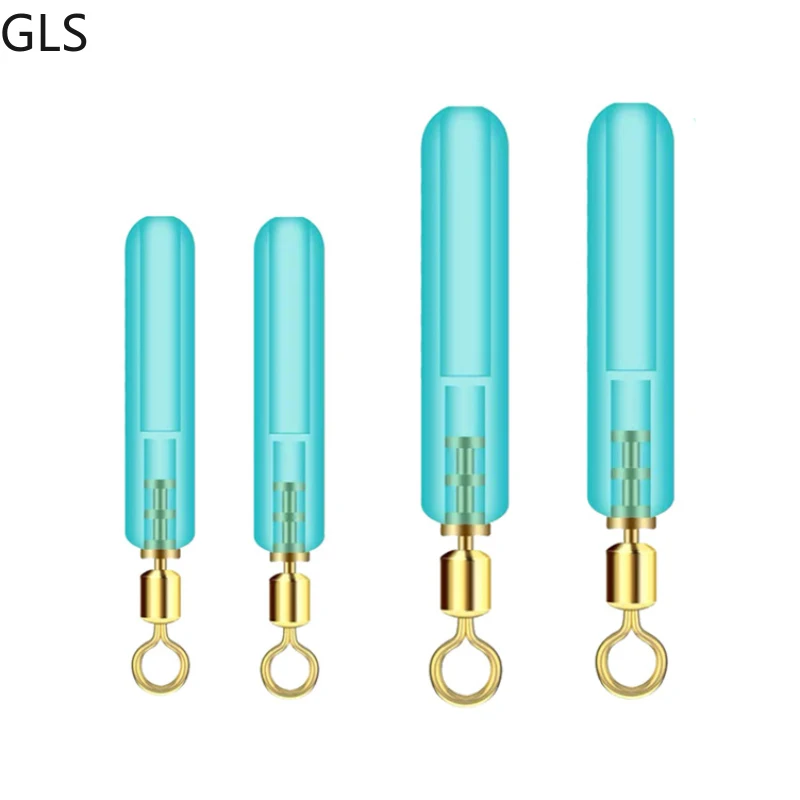 

100Pcs/Lot Rotating Copper Head Silicone Float Seat Fishing Accessory Float Rest Fishing Tools 2022 New