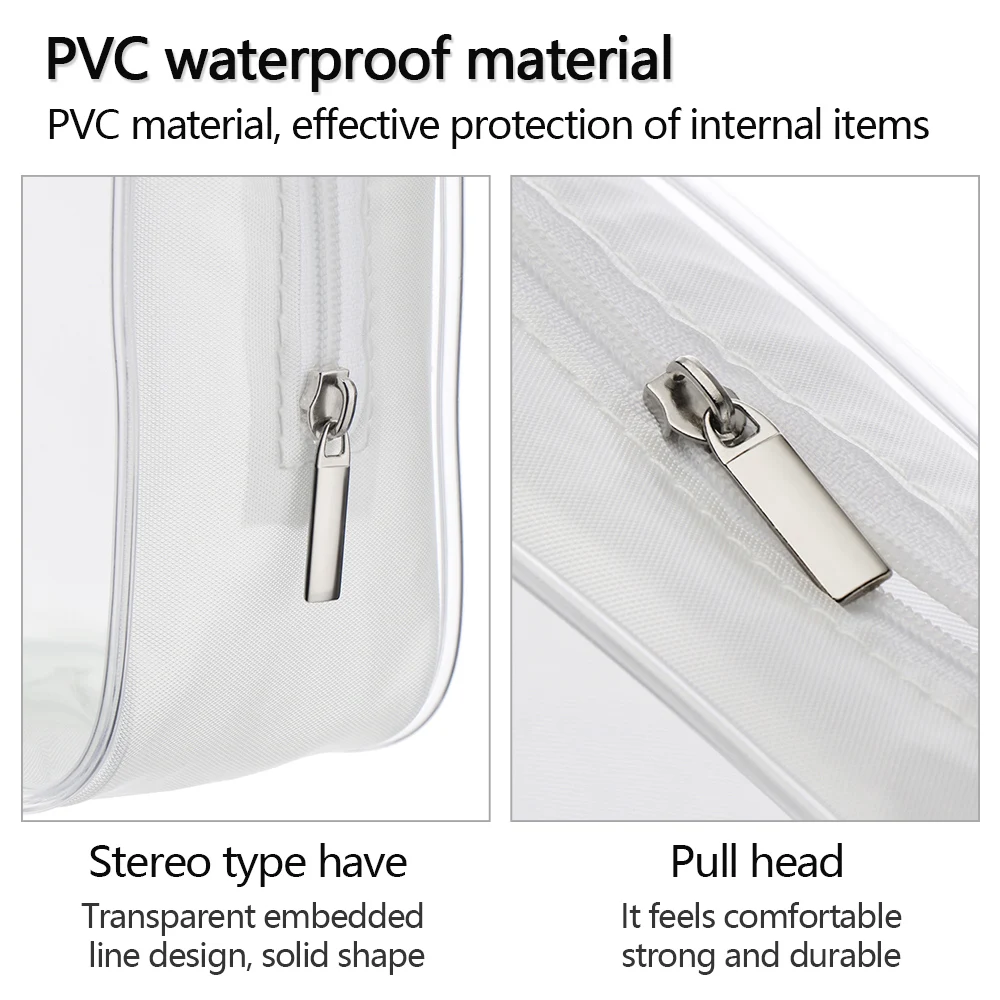 Прозрачная сумочка для косметики дорожные прозрачные косметички из ПВХ