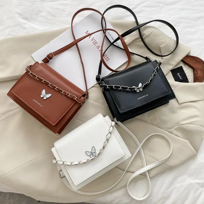 

Small Female Cross body Bags Pu Leather Fashion Hasp Crossbody Bags for Women