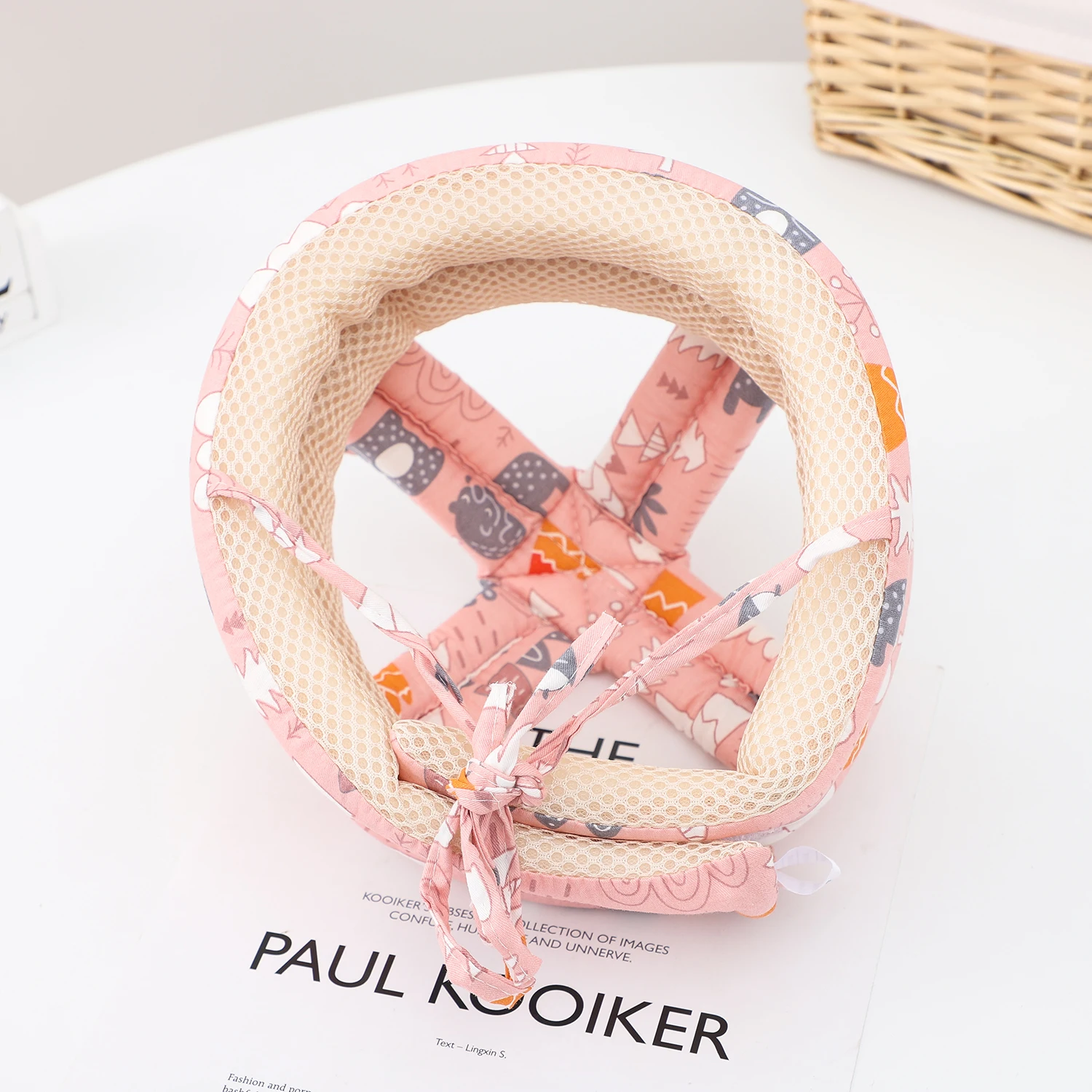 Детский защитный шлем для мальчиков и девочек против столкновений мягкая шапка