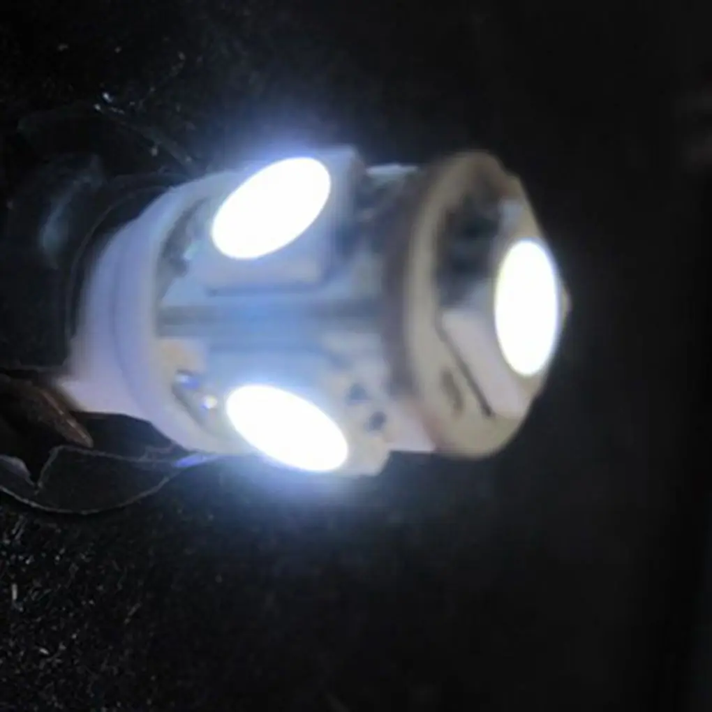 

10pcs T10 5050 5SMD LED Car Interior Light Signal Lamps Wedge Light Bulbs White