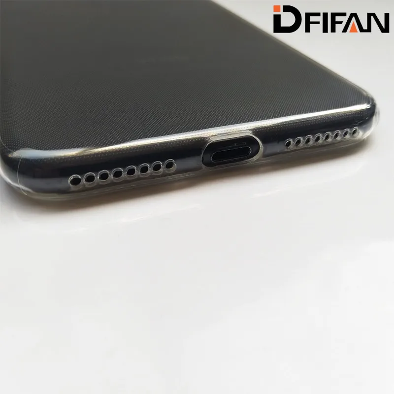 Для iPhone X XS чехол для MAX XR RONICAN тонкий прозрачный мягкий ТПУ Поддержка беспроводной