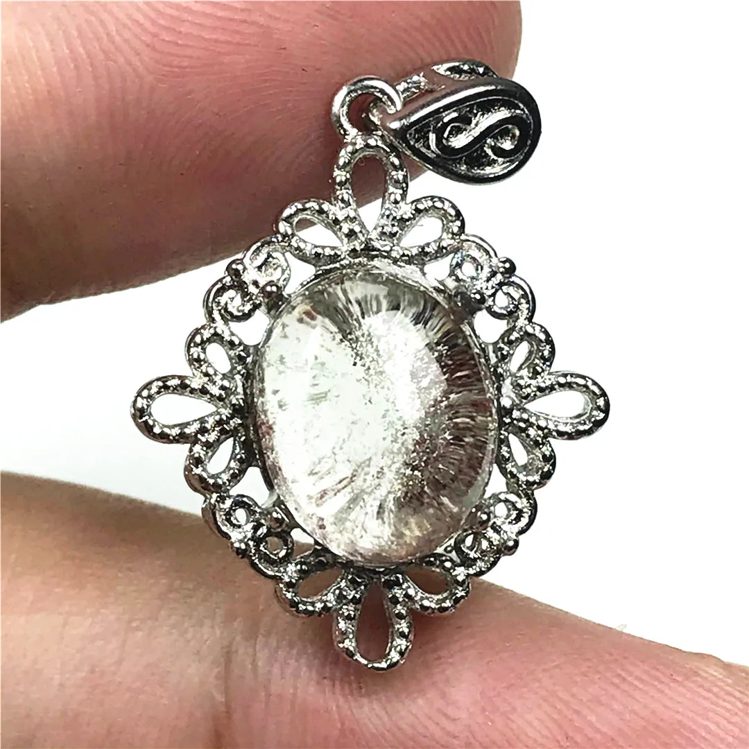 Лучшие натуральные фантомные кварцевые бусины подвеска ювелирные изделия для