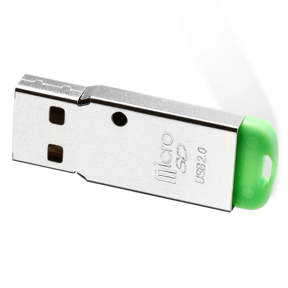 Мини устройство для чтения карт памяти Micro SD/TF металлический USB 2 0|Картридеры| |