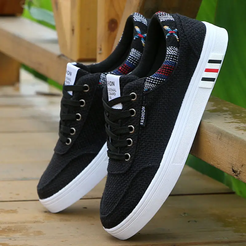 Обувная доска повседневная мужская обувь модная холщовая белая удобная легкая