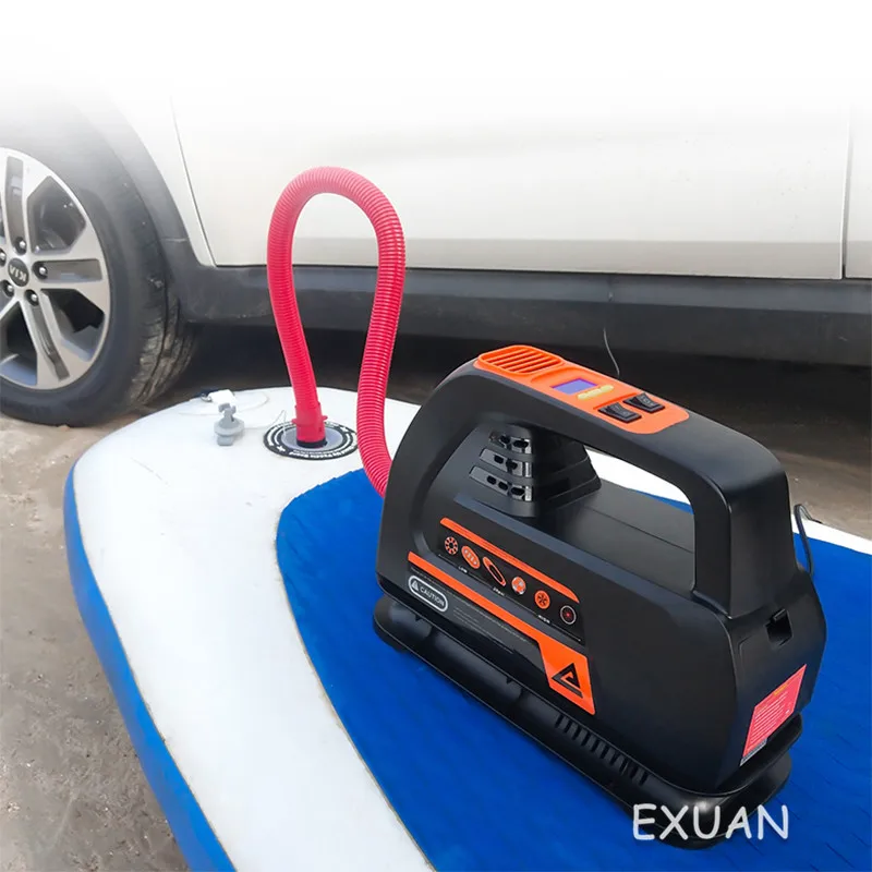 Car air pump double cylinder high pressure SUP paddle board car tire kayak electric inflatable bed swimming ring | Инструменты