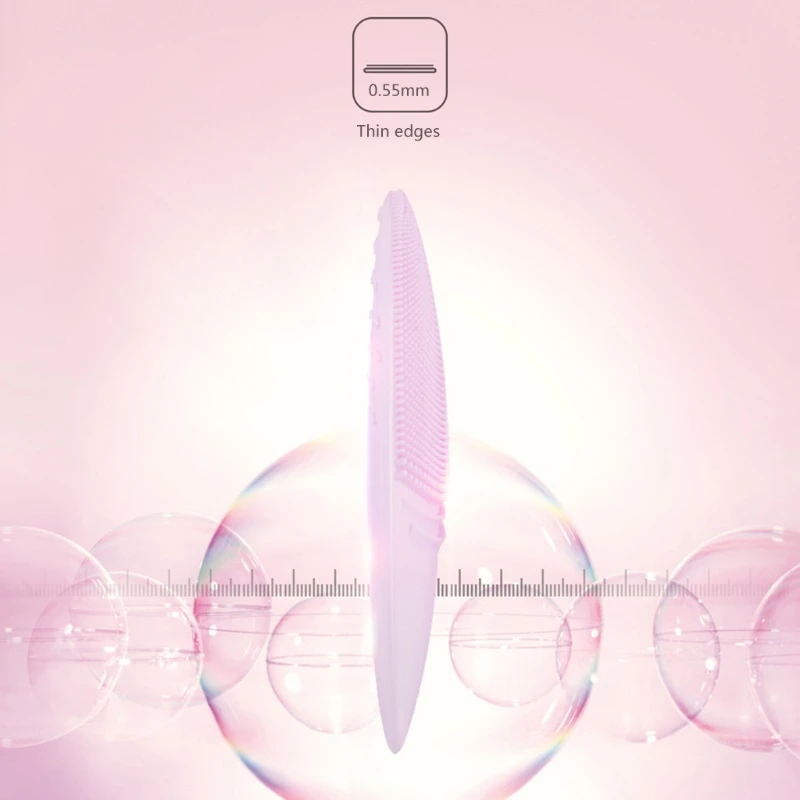 

Portable Mini USB Rechargeable Silicone Facial Cleansing Brush Electric Face Deep Washing Cleaner Waterproof Sonic Massager G99E