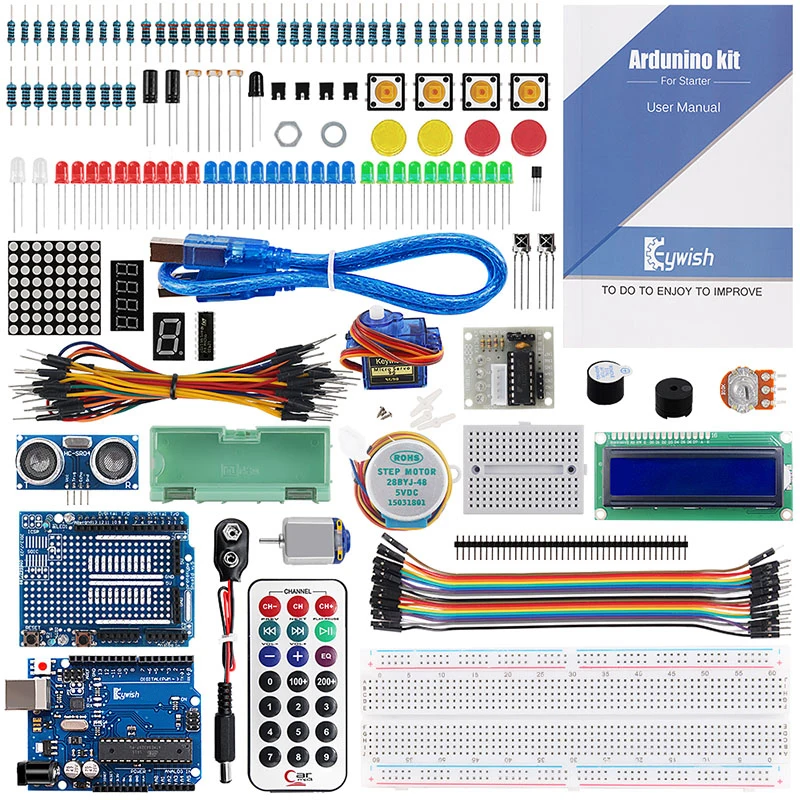 Keywish для Arduino R3 Super Starter Kit SG90 Электроника проекты начинающих с 70 страницами учебник