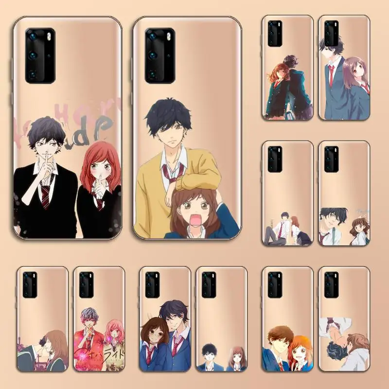 

Ao Haru Ride japanese anime Phone Case Transparent for Huawei nove e 6 5 4 3 2 s i se pro lite luxury shell cover