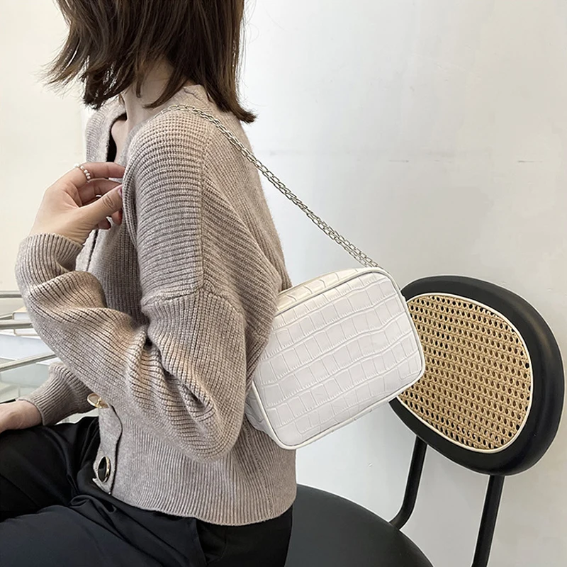 

Badenroo New Arrival Alligator Leather Women bags Crocodile Females Crossbody Bag MIni Flap Chain Shoulder Messenger Bags Bolsas