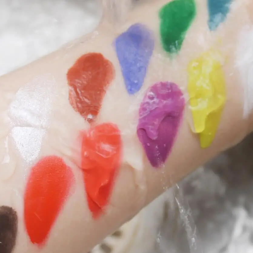 12 цветов Нетоксичная краска для лица боди-арта безопасная водная тела масляные