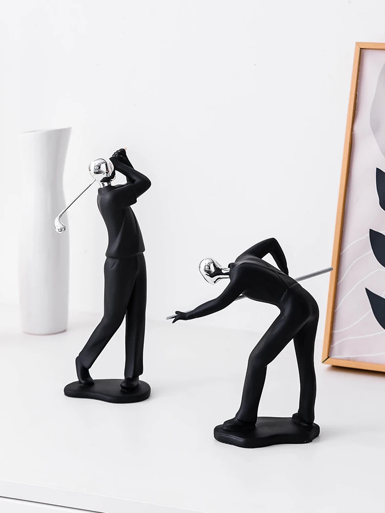 Современные Полимерные украшения для фитнеса домашняя гостиная настольные