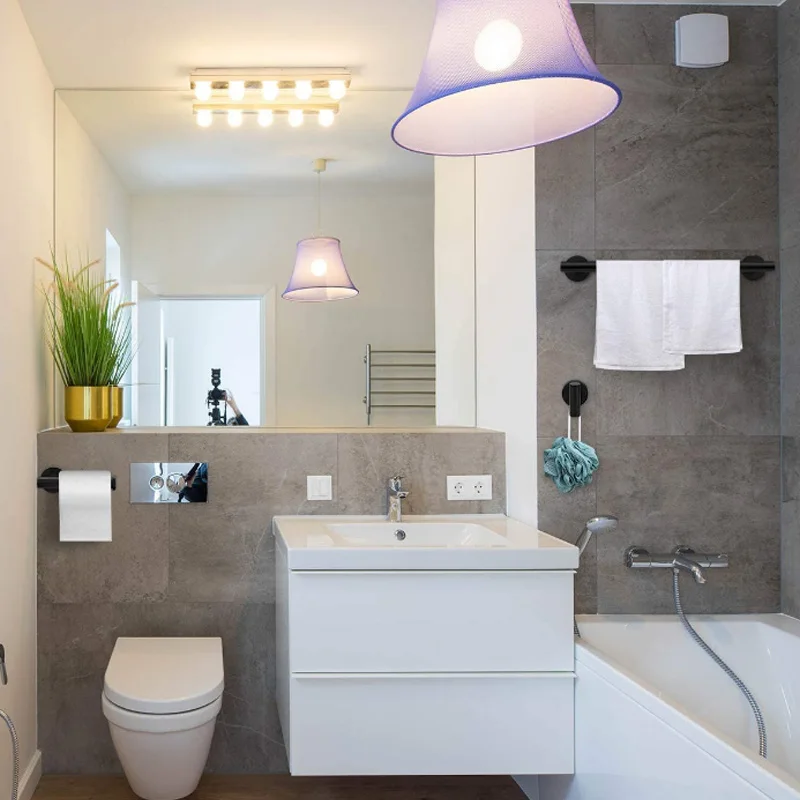 Набор аксессуаров для ванной комнаты из нержавеющей стали 304 без перфорации