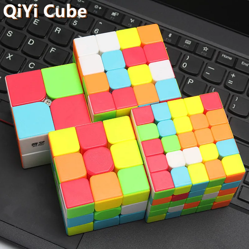 QYTOYS куб 3x3x3 Warrior S магический без наклеек 2x2x2 Кубики-головоломки Qidi 4x4x4 Qiyuan