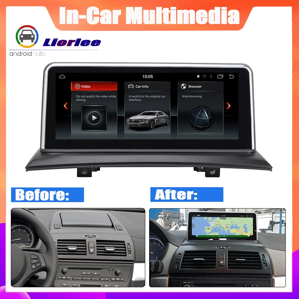 Автомобильный радиоплеер для BMW X3 E83 2004 2005 2006 2007 2008 2009 2010 Android система Авторадио GPS