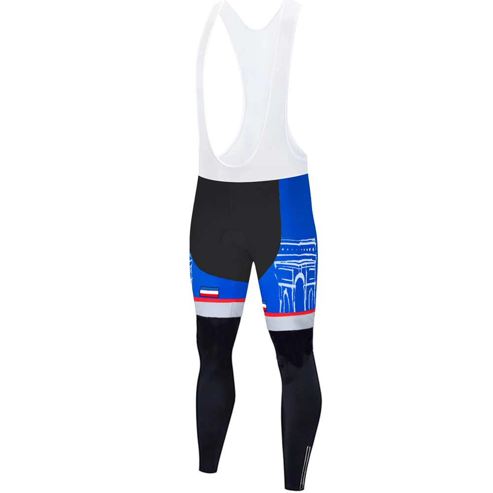 Велосипедные брюки для мужчин французские с гелевыми подушечками ударопрочные