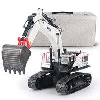 huina 594 114 alloy rc excavator alloy 2 4g radio controlled truck tractor caterpillar electric car toys for boys