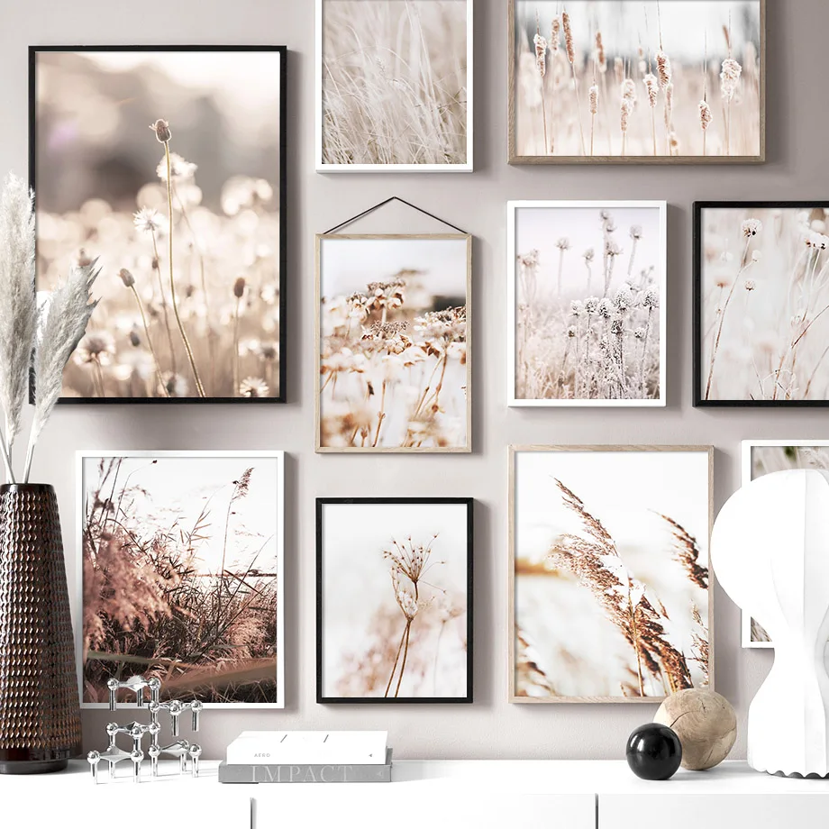

Rice Dandelion Autumn Plants Poster Wall Art Landscape Nordic Canvas Painting Prints Wall Pictures For Living Room Cuadros Decor