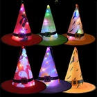 Украшения на хэлоуин, популярный товар светодиодный световой фонарь ведьма Шапки костюм на Хэллоуин реквизит Хэллоуин Дерево подвесное садовое свечение вечерние Декор