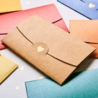 10 шт., маленькие конверты для поздравительных открыток, 10 х7 см