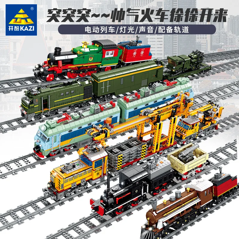 

1270PCS 98253 PK32 track laying machine Power Function Technical Train Building Block Bricks DIY Toy For Children Christmas gift