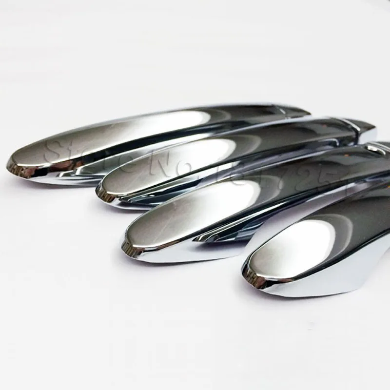 Хромированная Крышка для автомобильной боковой дверной ручки из АБС-пластика