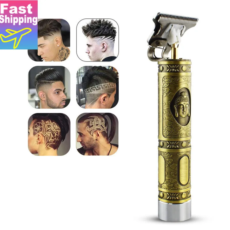 

USB Rechargeable Professional Electric Hair Clipper Shaver Beard Trimmer Hair Trimmer Men Hair Cutting Machine Dropshipping 20#