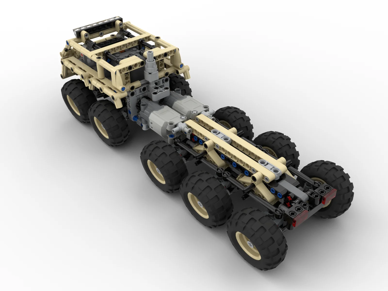 Technology building block moc-25142 &quotdesert snake&quot - 10x10 Tatra RC assembled toy cross country boy Christmas gift | Игрушки и