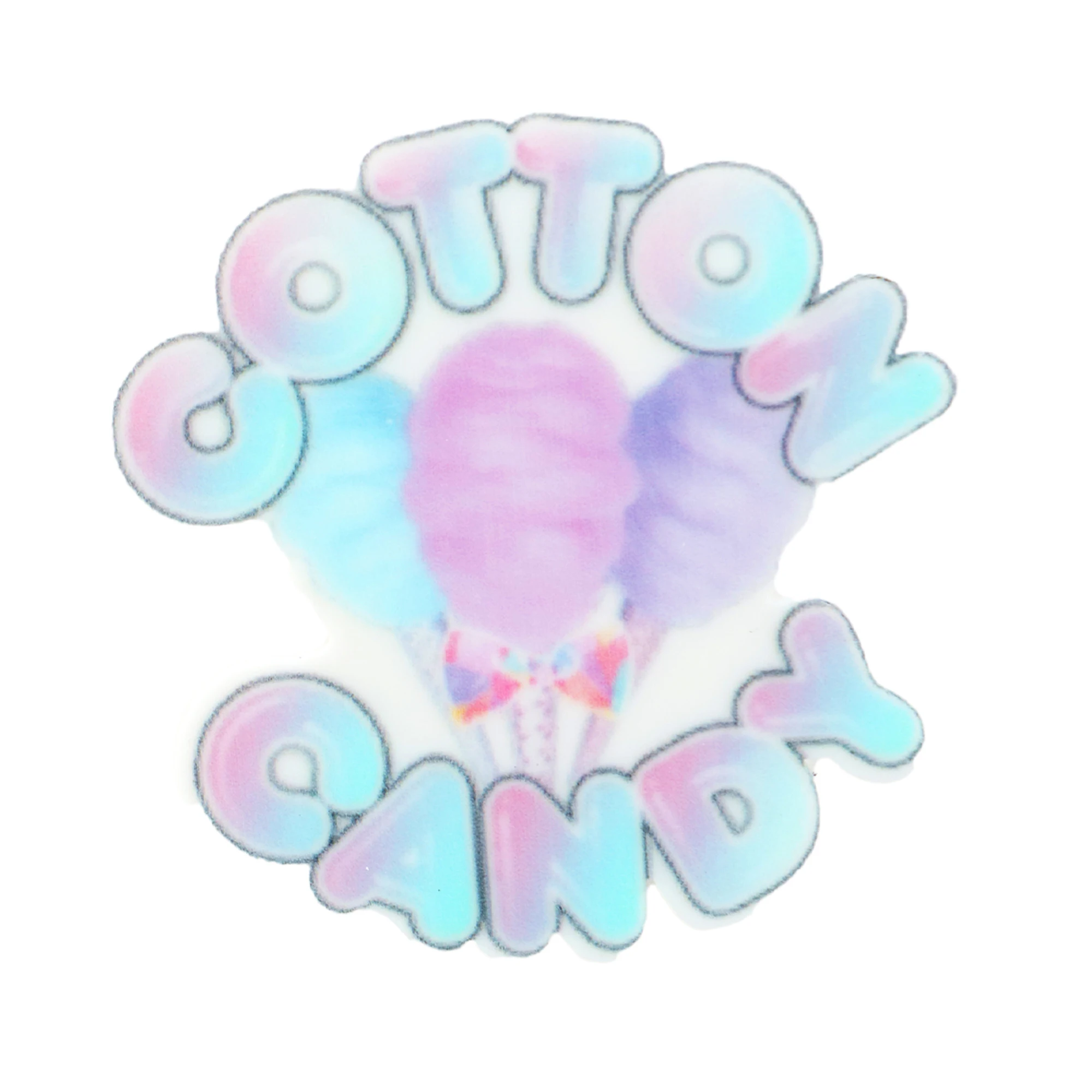 Симпатичный медведь еды конфеты акриловая плоская смола DIY пришить бант подарок