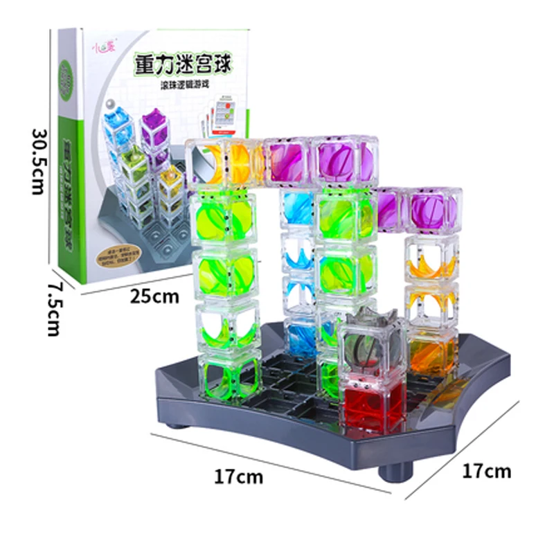 

Gravity Maze Falling Marble Logic Brain Game Kids STEM Educational Toys For Children 6 7 8 9 10 11 12 Years