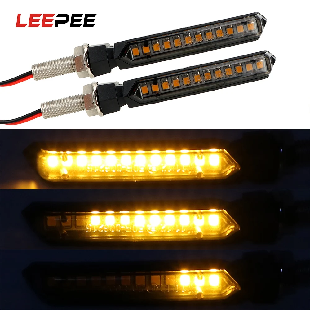 Сигнальная лампа для мотоцикла 12 Светодиодный s светодиодный светильник с