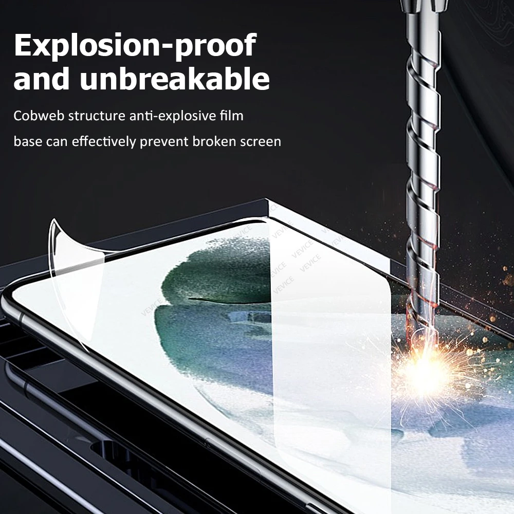 

Hydrogel Film Screen Protector For Samsung Galaxy S21 Ultra A21A11 A31 M30S A71 A51 A21S Note 20 Ultra Soft Screen Protector