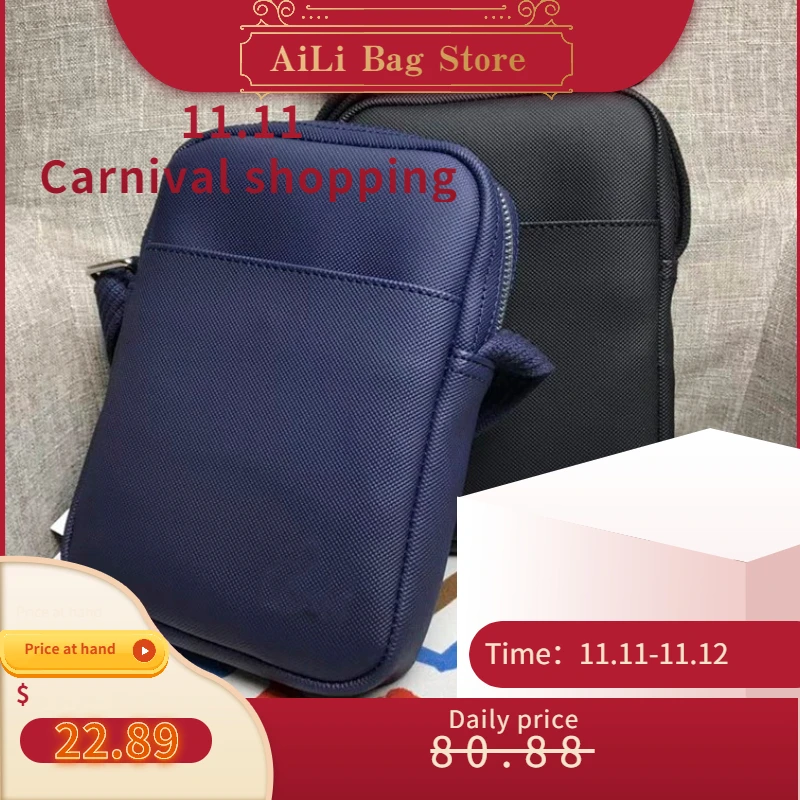 

Men's Splashproof Nylon High Quality Shoulder Bag For 7.9' Ipad Casual Crossbody Bags Casual Business Black Shoulder Bagho