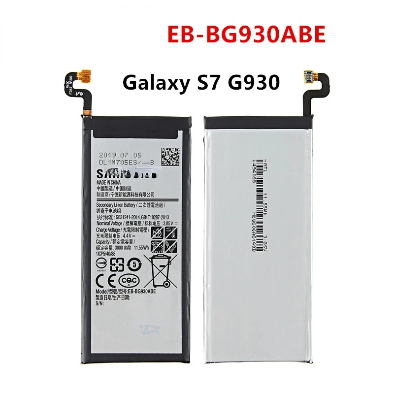 

Оригинальный телефон, аккумулятор емкостью 3000 мАч для Samsung Galaxy S7 EB-BG930ABE G930FD G930W G930A G930V G930T G930FD G9300