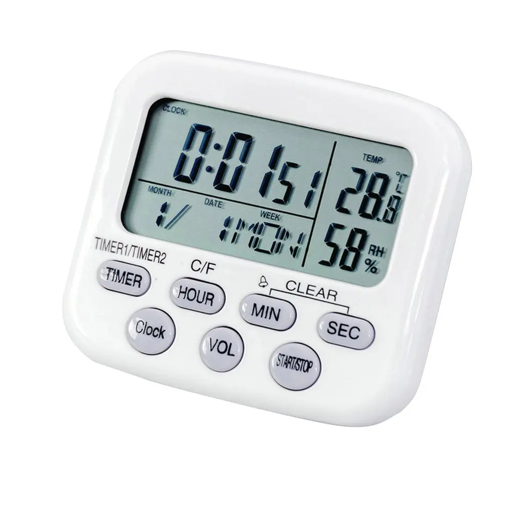 

Mini Digital Kitchen Time Timer Magnetic Clock Stop Watch Study Cooking Shower Countdown Electronic Lap Timer Kitchen Gadgets