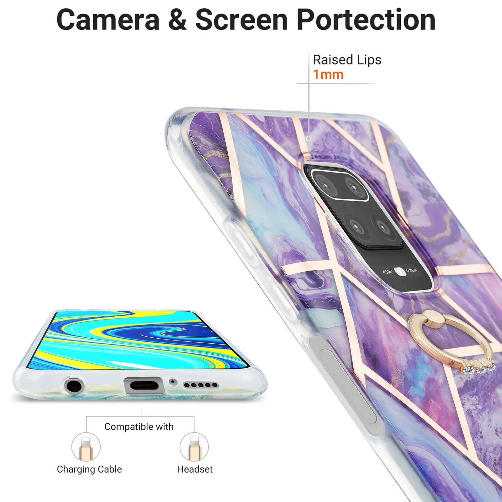 Для samsung Galaxy A6 Plus 2018 + чехол Гибридный Твердый Пластик мягкий ТПУ противоударный