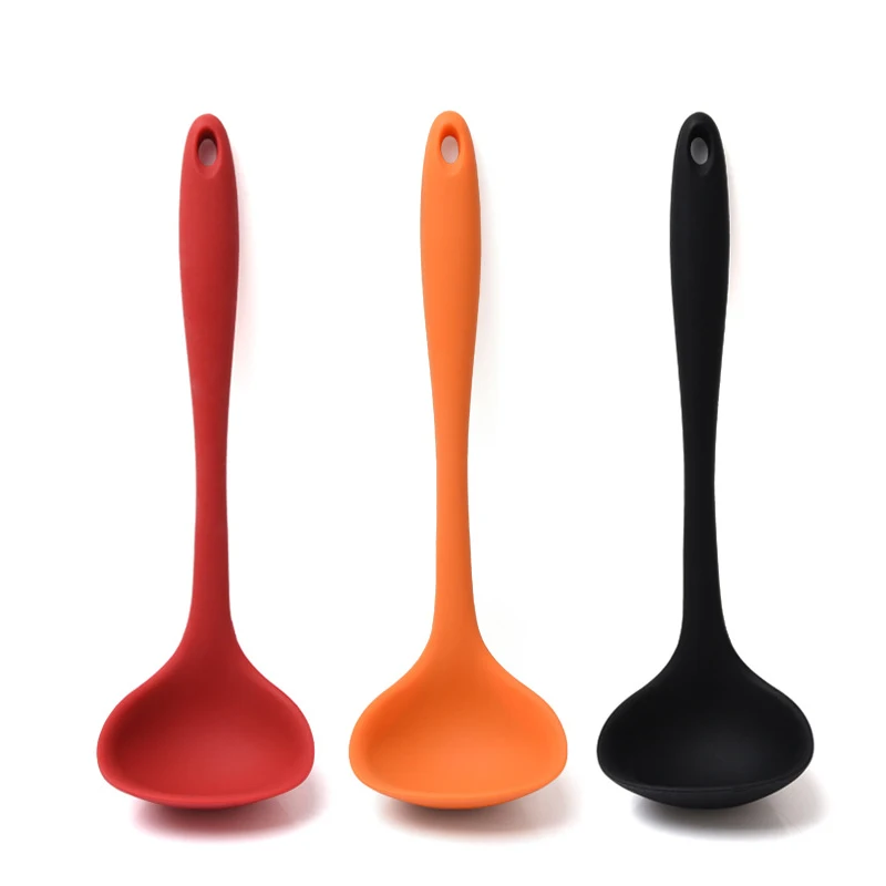 Силиконовая ложка для приготовления пищи с защитой от ожогов кухонные