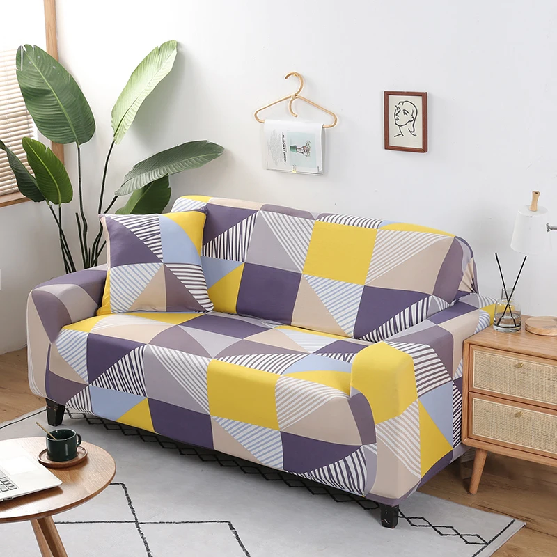 

Elastic All-inclusive Printed Sofa Cover, Sofa Cover, Sofa L-shaped Sofa Cover of Different Shapes In The Living Room