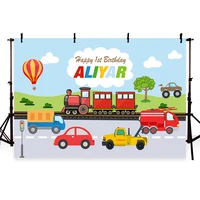 simple highway traffic car train photo background newborn baby vinyl photo background special props