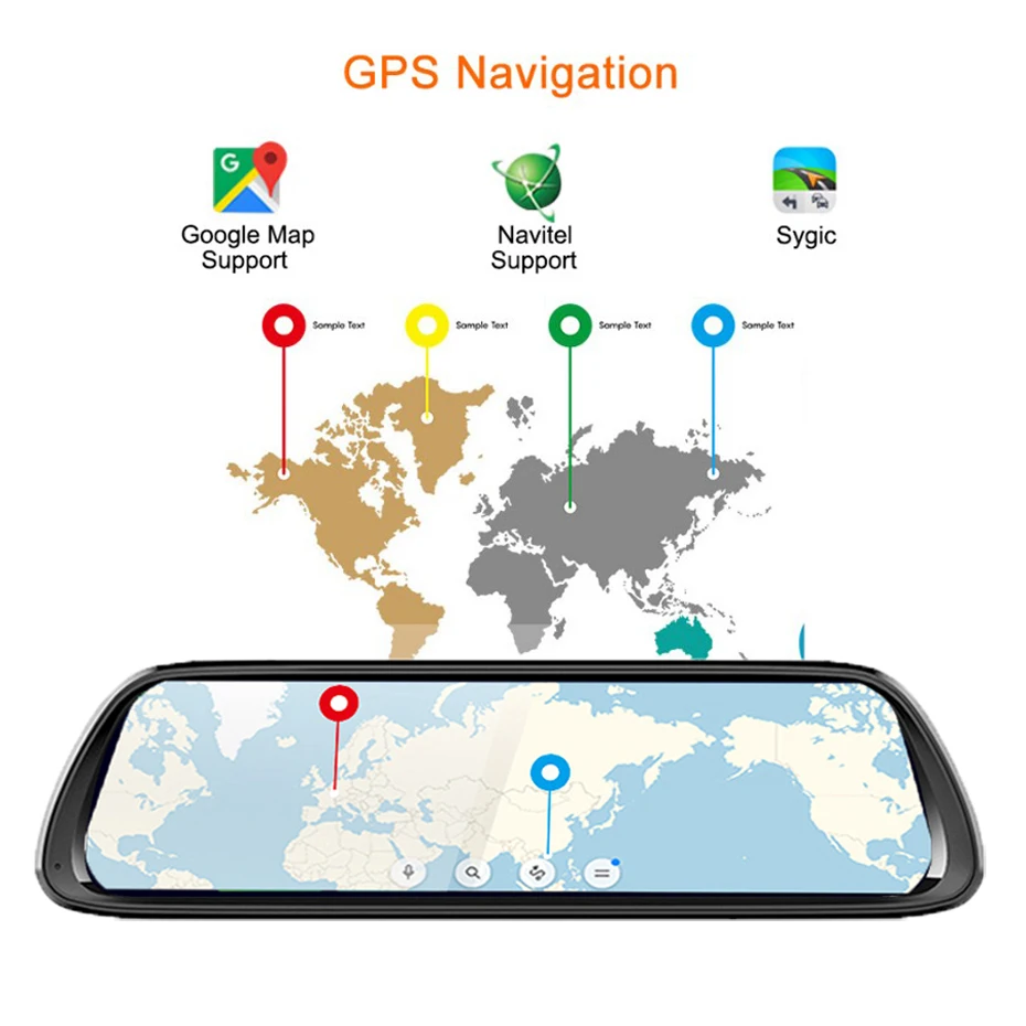 Maiyue star10 дюймов 4G Android 8,1 Автомобильный видеорегистратор gps навигатор HD 1080P потоковое медиа зеркало заднего вида ADAS Wif gps навигатор рекордер