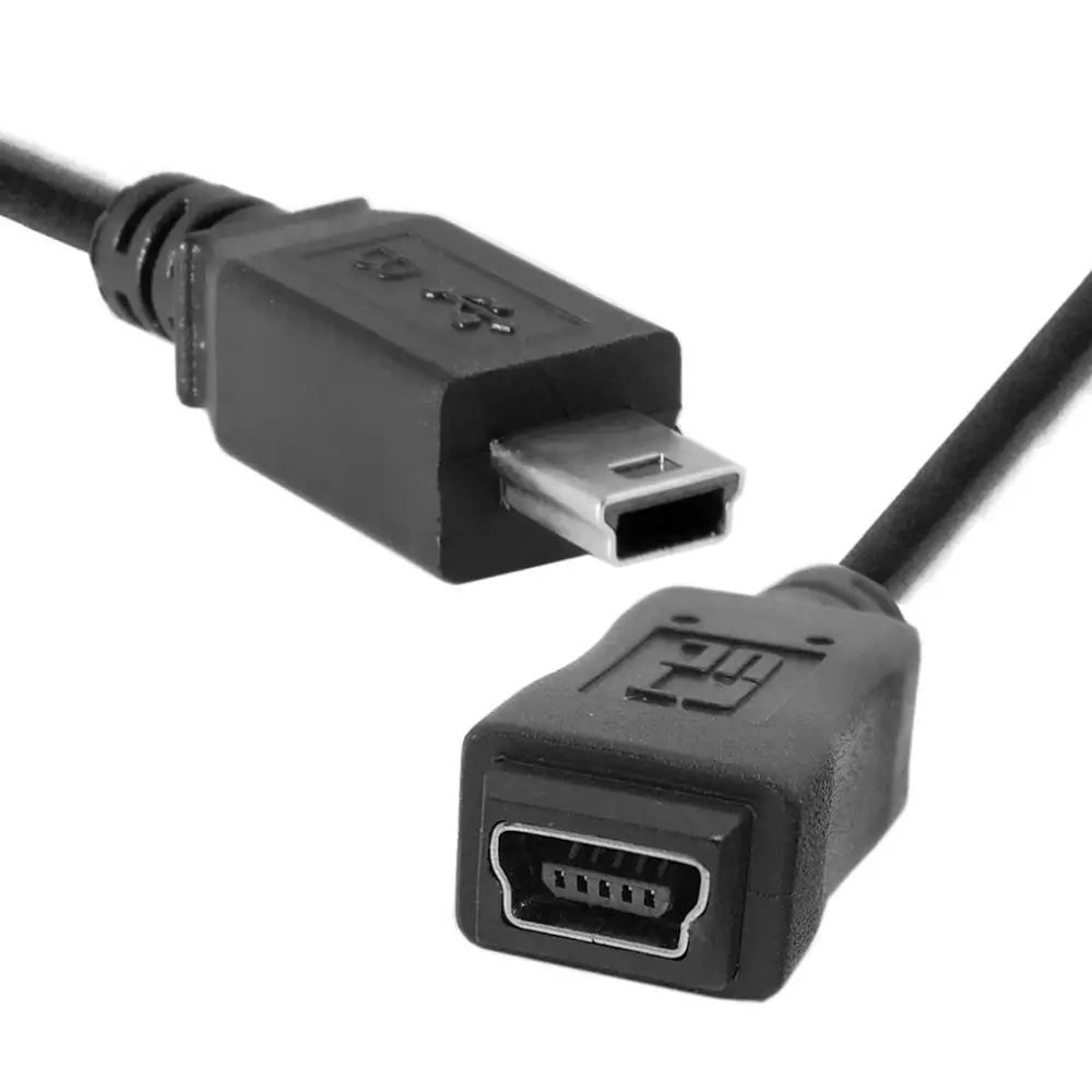 

USB2.0 MINI 5pin male to female extension cable for GPS MP4 Camera 50cm 100cm