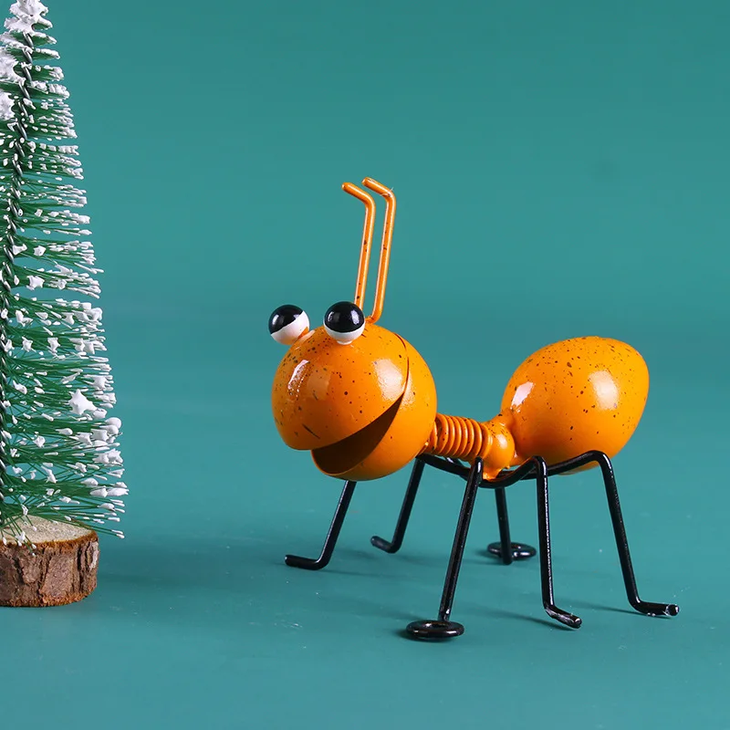 

3D Iron Animal Ant Action Figures Collectible Educational Toys Home Decor For Kids Birthdays Gifts