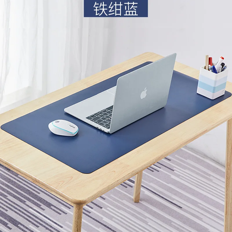 

Double-sided Mouse Pad Computer Desk Pad Writing Desk Book PU Leather Table Mat