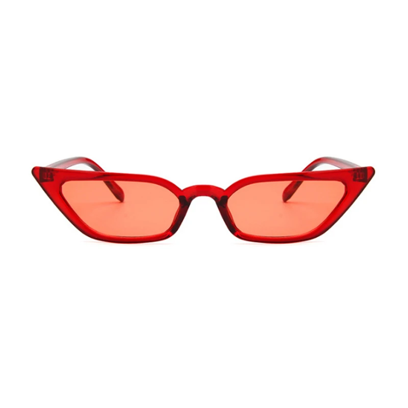 

New Pink Cat Eye Sunglasses Women Vintage Black Cateye Sunglasses Female Small Frame Transparent Color Oculos De Sol Feminino