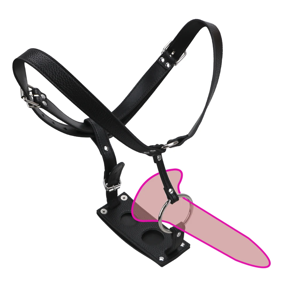 IKOKY Sex Shop Butt Plug And Dildo Harness Belt Leather Chastity Device Toys For Men Women Underwear Pants Erotic | Красота и