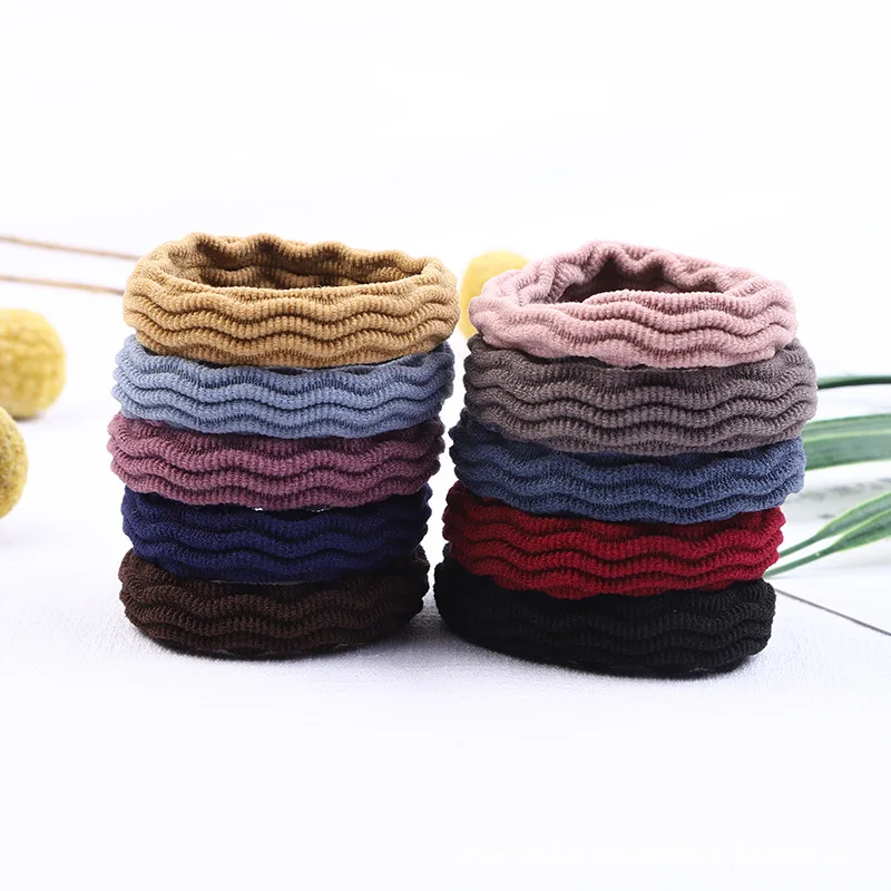 Резинки для волос эластичные Простые женщин и девочек резинки завязывания