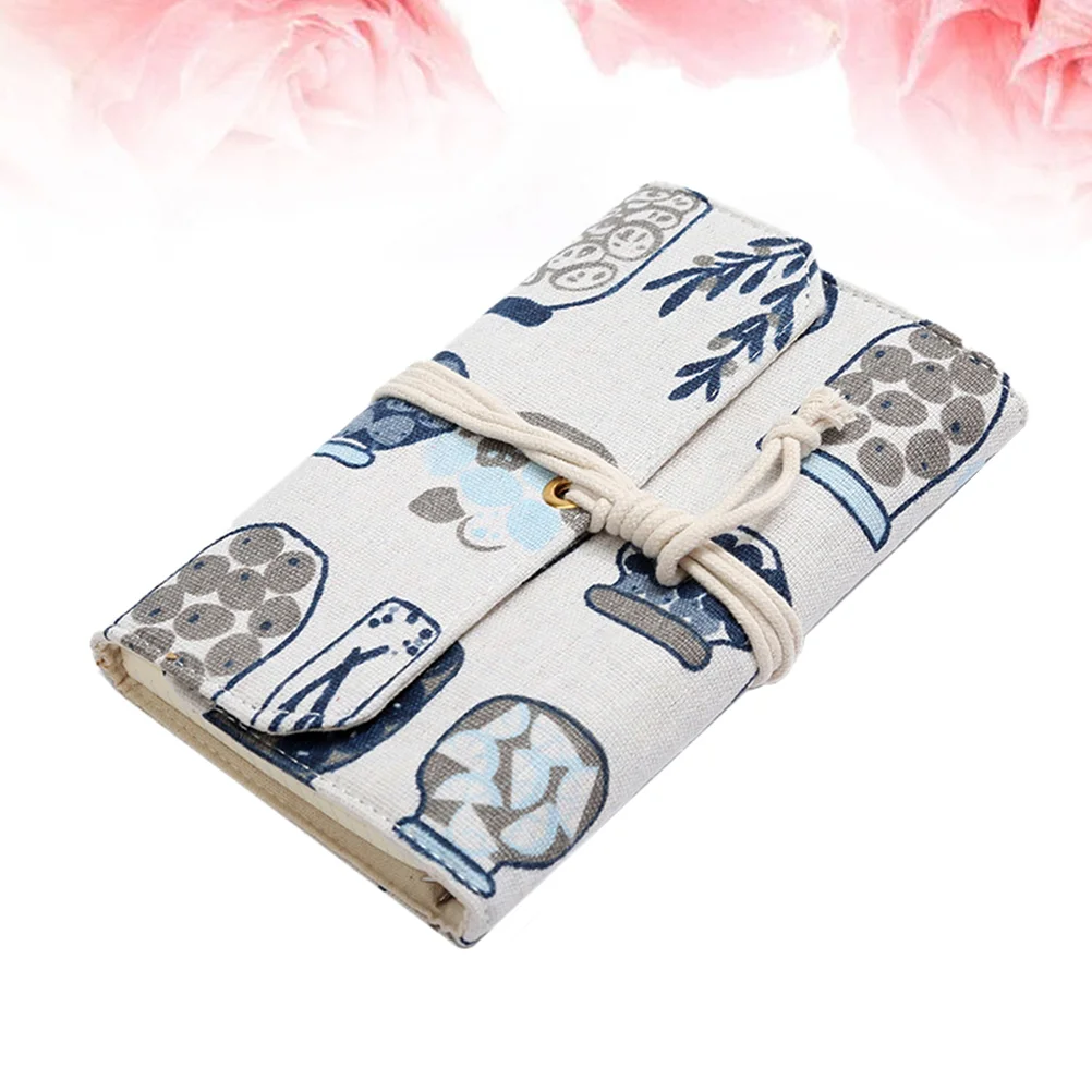 

1Pcs Fashion Cloth Cover Notebook Simple Vintage Planner Travel Diary Notepad Stationery Size Large(NB128)