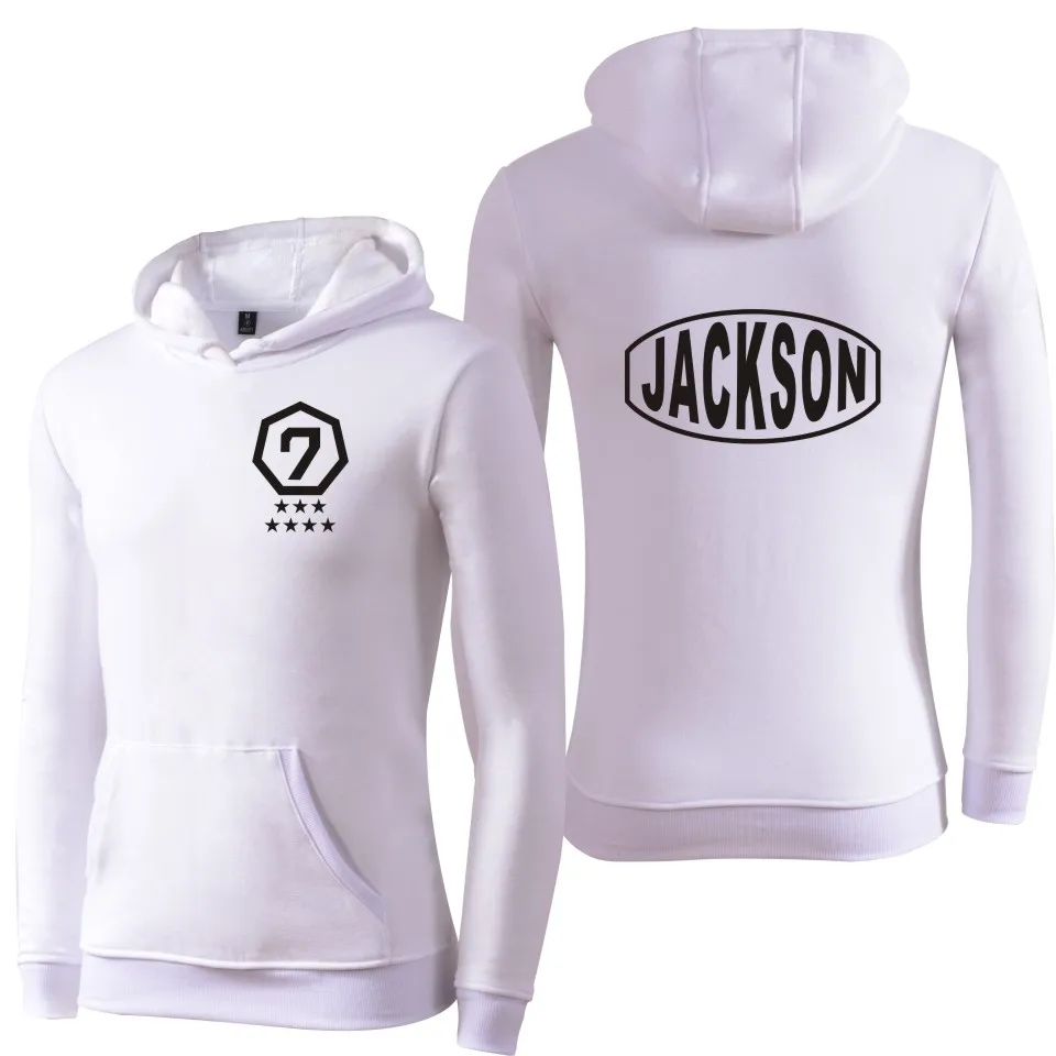 fashion GOT7 Hoodies Sweatshirts men/women Popular Combination JB JR Jackson Mark Bambam high quality Casual autumn warm clothes | Мужская