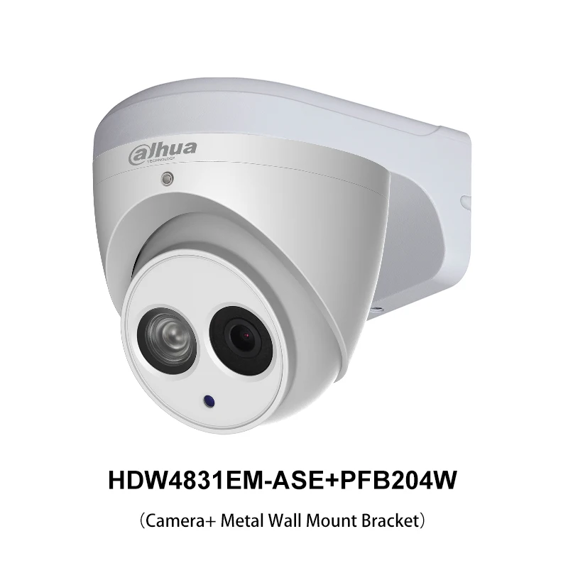 Dahua оригинальная IPC HDW4831EM ASE 4K 8MP H.265 + IR сетевая ip камера безопасности Встроенный