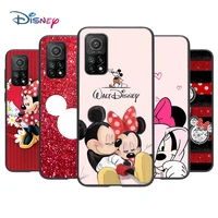 Red Mickey Minnie Silicone Cover For Xiaomi Note 11i 11T 10i 10T Lite Pro Ultra Phone Case Shell